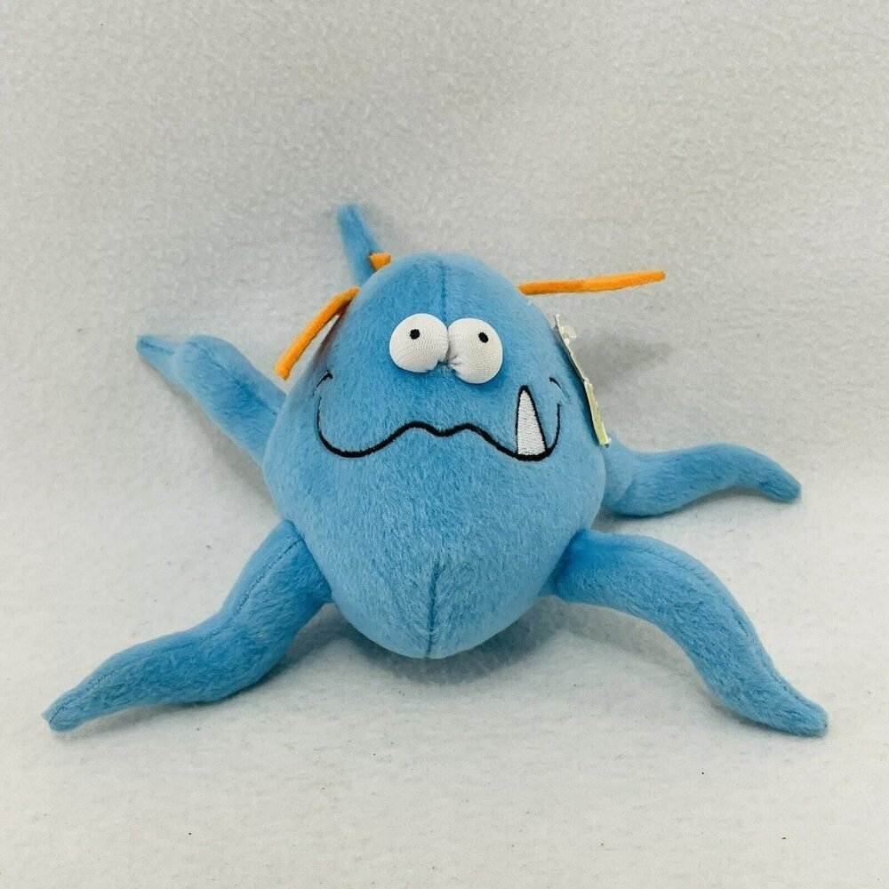 Negu Joybles Barry Plush 7” Builder Painter Monster Wing Blue Mini Toy Jessie